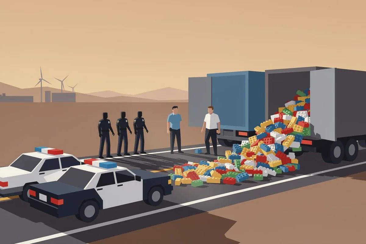 加州三男子駕貨車運走百萬樂高遭逮