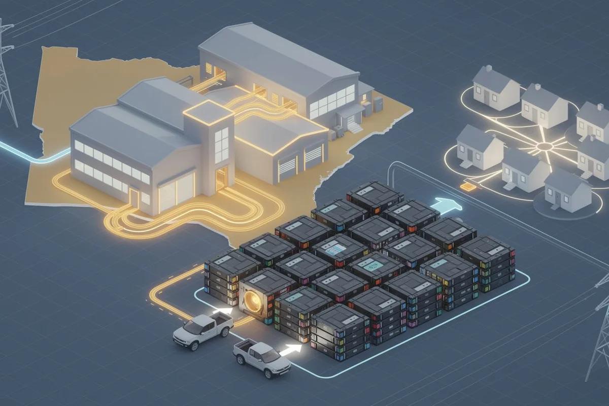Rivian伊利諾工廠將用回收電動車電池供電，10兆瓦時規模創美國汽車業之最