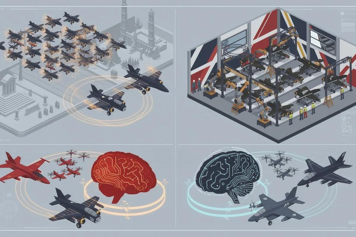中國展示67架同步無人機，全球AI軍備競賽白熱化