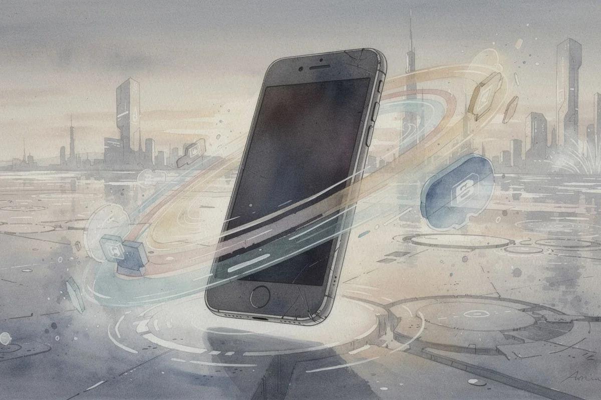 Apple 五十週年 — AI 生成編輯插畫