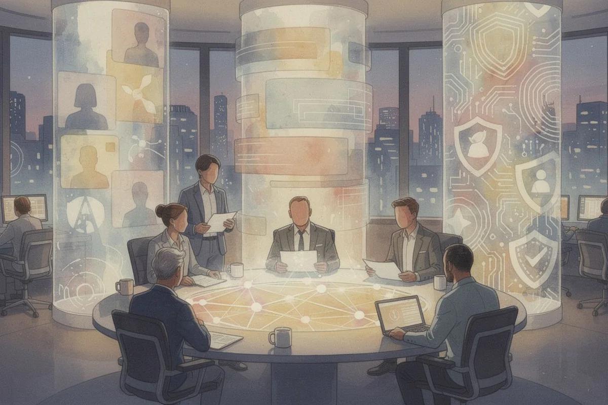 OpenAI推GPT-5.4-Cyber新模型,對抗AI時代網路威脅 — AI 生成編輯插畫